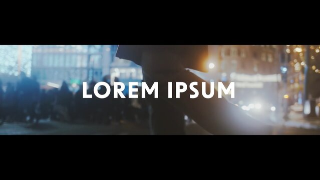 Cinematic Action Style Intro Opener 