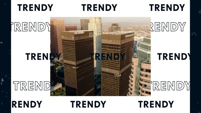 Modern Trendy Kinetic Slideshow Intro Opener