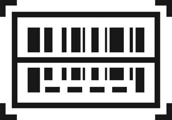 retail flat line web icon concept