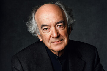 Old man portrait close up