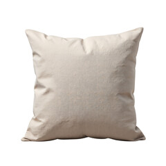 Off-White Cushion Showcasing Natural Linen Texture