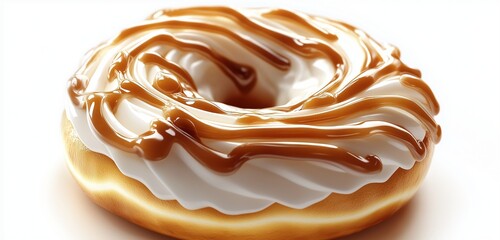 A variety of chocolate desserts including cake donuts and pastries on a white background
