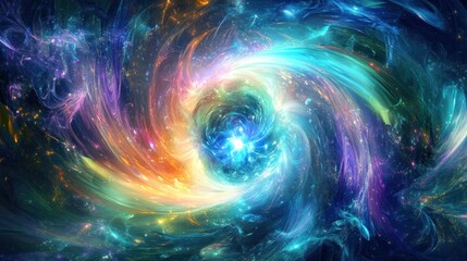 Cosmic Vortex in Nebula