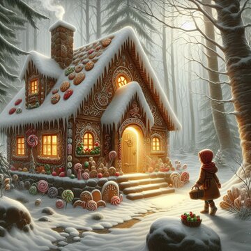  Hansel and Gretel Gingerbread House
