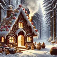  Hansel and Gretel Gingerbread House
