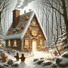  Hansel and Gretel Gingerbread House
