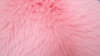 Fototapeta premium A close-up of a coat with pink fur, showing the soft and fluffy texture.