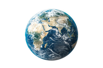Fototapeta premium Beautiful Earth globe view with ocean and land details