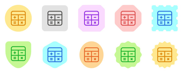 Editable calculator vector icon. Part of a big icon set family. Finance, business, investment, accounting. Perfect for web and app interfaces, presentations, infographics, etc