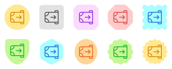 Editable deposit, receive money vector icon. Part of a big icon set family. Finance, business, investment, accounting. Perfect for web and app interfaces, presentations, infographics, etc