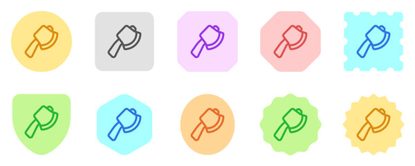 Editable axe vector icon. Part of a big icon set family. Perfect for web and app interfaces, presentations, infographics, etc