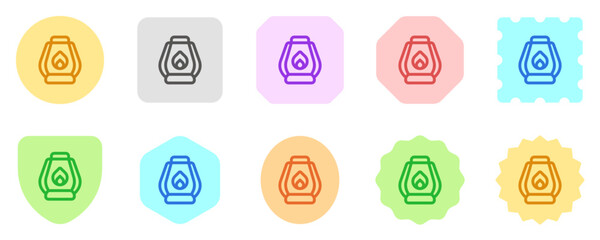 Editable lantern vector icon. Part of a big icon set family. Perfect for web and app interfaces, presentations, infographics, etc