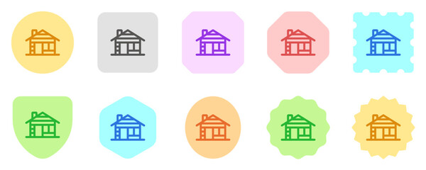 Editable cabin vector icon. Part of a big icon set family. Perfect for web and app interfaces, presentations, infographics, etc