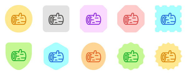Editable wood, log, firewood vector icon. Part of a big icon set family. Perfect for web and app interfaces, presentations, infographics, etc