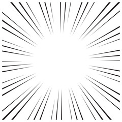 Obraz premium Speed Line Comic Effect