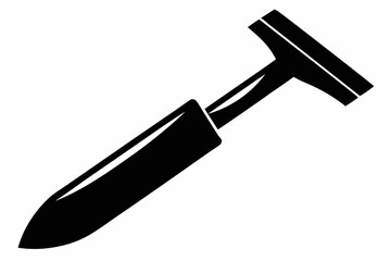 chisel line art silhouette vector illustration