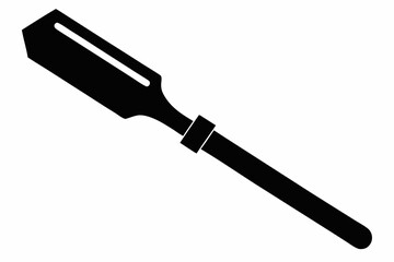 chisel line art silhouette vector illustration
