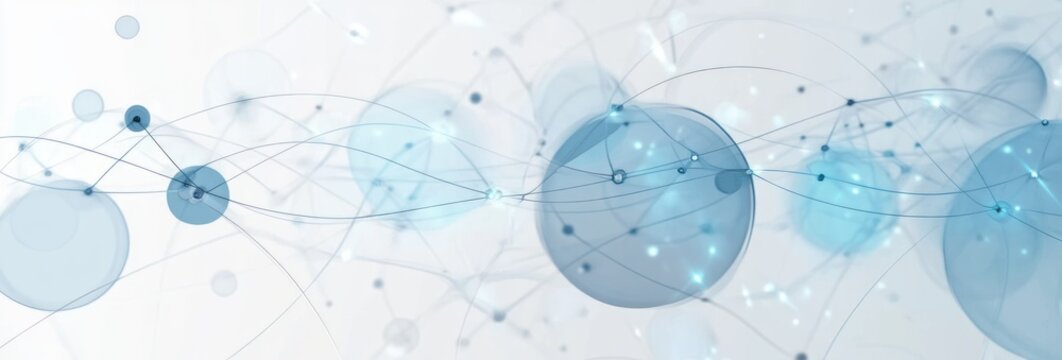 geometric network design pattern for teamwork connection and digital interface illustration