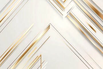 Obraz premium Modern gold and white luxury background for corporate presentations and branding