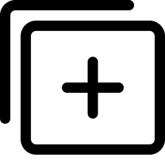 Fototapeta premium add icon