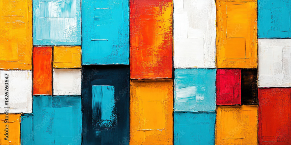 Poster abstract art background, abstract art featuring color and texture with a chaotic design.