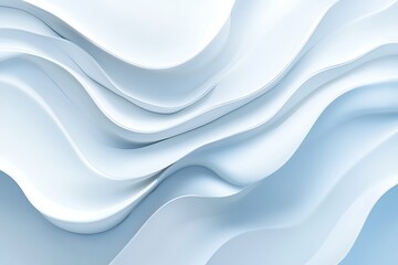 Fototapeta premium White abstract background with smooth gradient and dynamic lines
