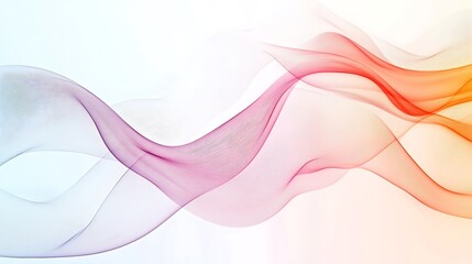 Fototapeta premium White abstract background with smooth gradient and dynamic lines