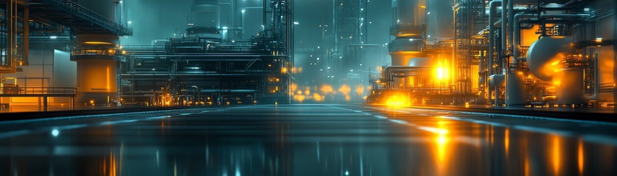 CO  utilization process in a futuristic industrial lab