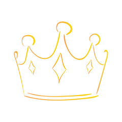 Elegant royal crown design with regal and luxurious details.