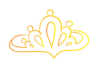 Elegant royal crown design with regal and luxurious details.