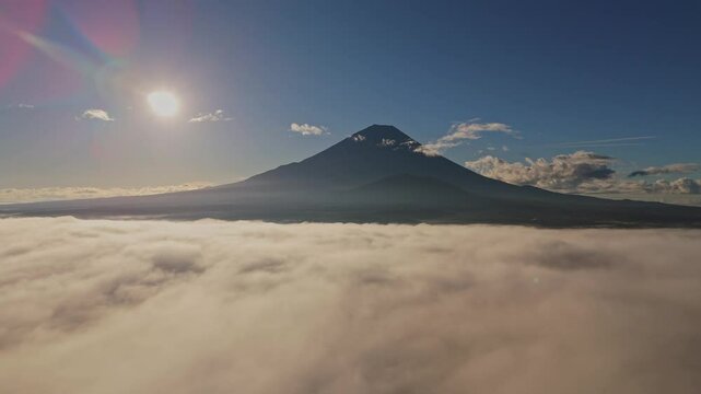 Mt. Fuij Japan Drone