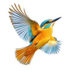 Obraz premium flying bird isolated