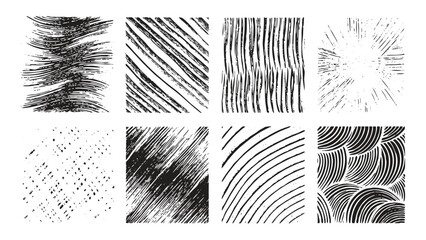 Contemporary Hand-Painted Ink Patterns