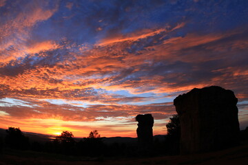 Mo Hin Khao ,pillar rock formation is located in a broad field at Phu Laen Kha National Park.
Mo...