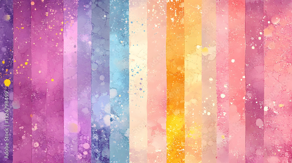 Poster A vibrant abstract background featuring vertical stripes in various colors, creating a dynamic and artistic visual experience