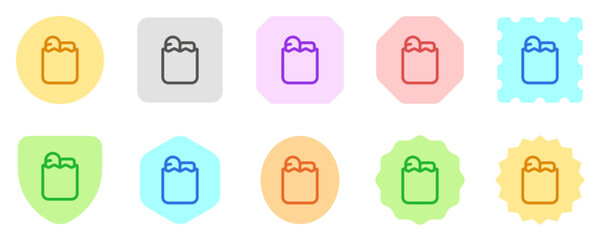 Editable groceries vector icon. Part of a big icon set family. Perfect for web and app interfaces, presentations, infographics, etc