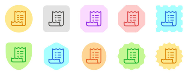 Editable invoice, shopping list vector icon. Part of a big icon set family. Perfect for web and app interfaces, presentations, infographics, etc