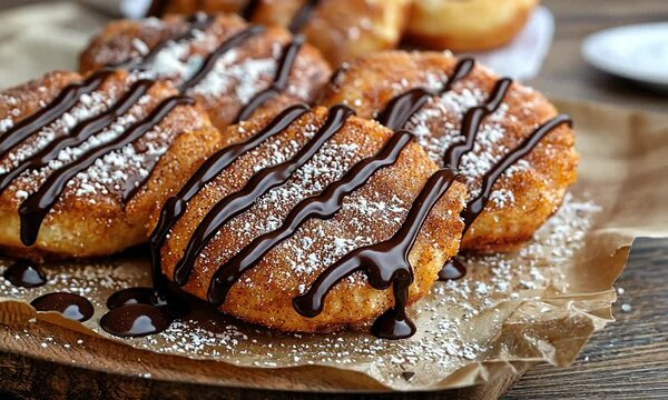 cinnamon beavertails with chocolate drizzle canadian recipe orbit left video