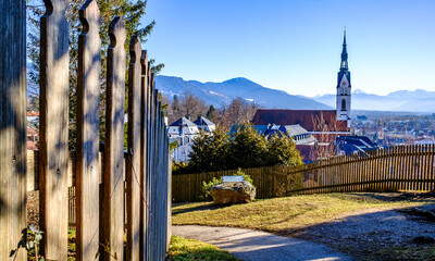 famous old town of Bad Toelz - bavaria