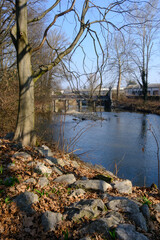 The Monza park in March