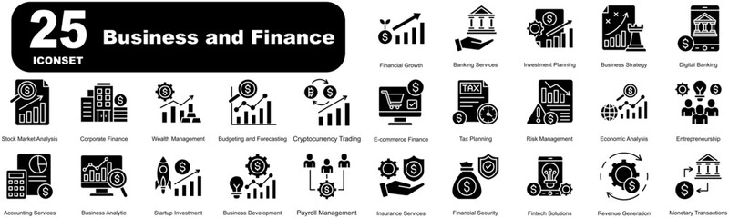 Iconset Business and Finance