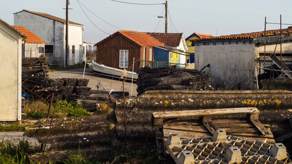 Paysages ostréicoles, sur l'île d'Oléron