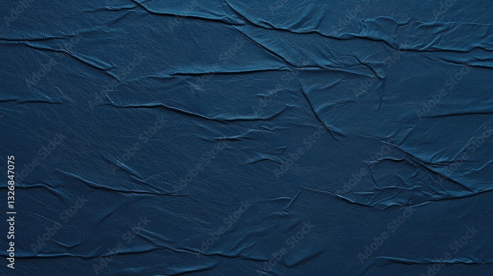 Aufkleber a solid deep blue background with gentle texture, designed for elegant text overlays.