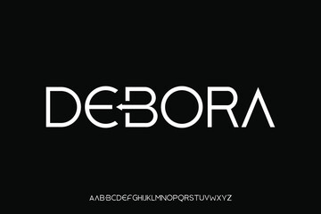 Display alphabet font vector design suitable for headline, poster, logo, magazine and many more