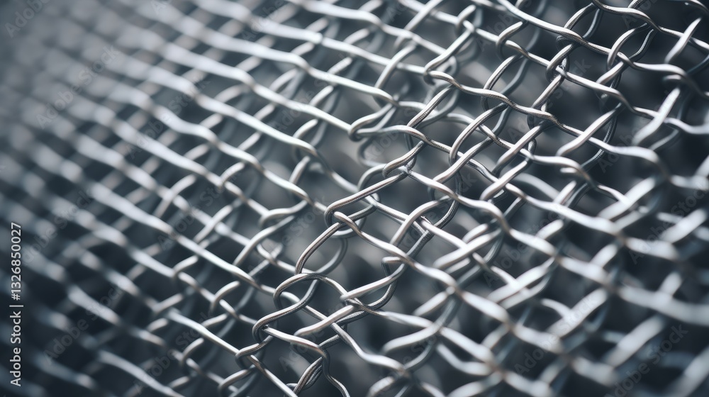 Aufkleber minimalistic soft focus background with clean lines and wire mesh details for creative projects and 