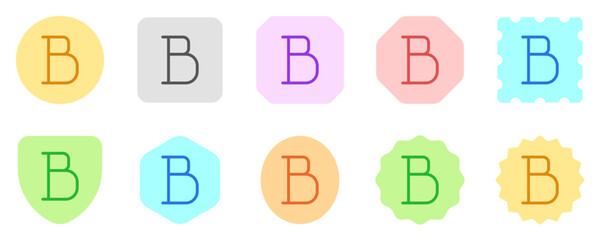 Editable bold text format vector icon. Part of a big icon set family. Perfect for web and app interfaces, presentations, infographics, etc