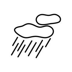 雨雲のアイコン