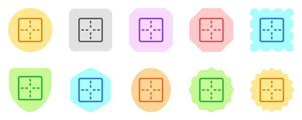 Editable outer border vector icon. Part of a big icon set family. Perfect for web and app interfaces, presentations, infographics, etc