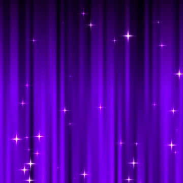Loop video of glittering curtain background (purple) [square video]