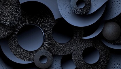 A modern visual backdrop that combines depth with intricate geometric patterns.
